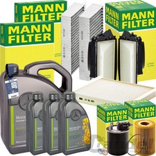 MANN INSPEKTIONSPAKET passend f&uuml;r MERCEDES GLE W/X166 350d+ORIGINAL 5W30 MOTOR&Ouml;L