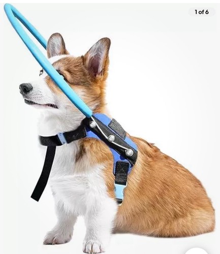 LetPetRun Blind Dog Blue Halo Harness S - Picture 6 of 7