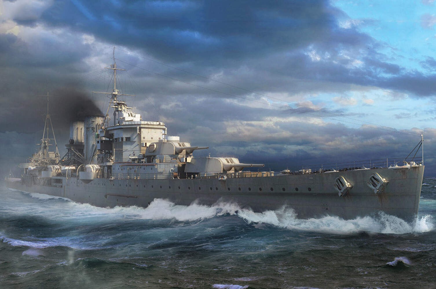 Trumpeter 1/700 HMS Exeter Model Kit