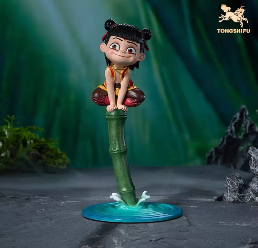 New TongShiFu Original Ne Zha 2 Nezha Figure Statue Copperware H