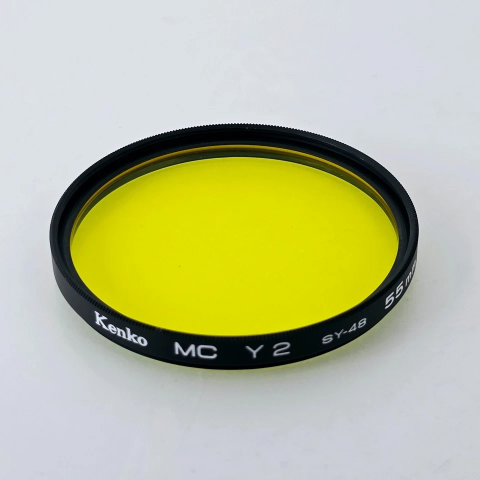 🌸[Near MINT] Kenko MC Y2 SY-48 / PL 55mm Lens Filter From JAPAN - Image 2 of 4