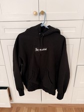 Supreme Box Logo Black Hooded Sweatshirt (FW2...