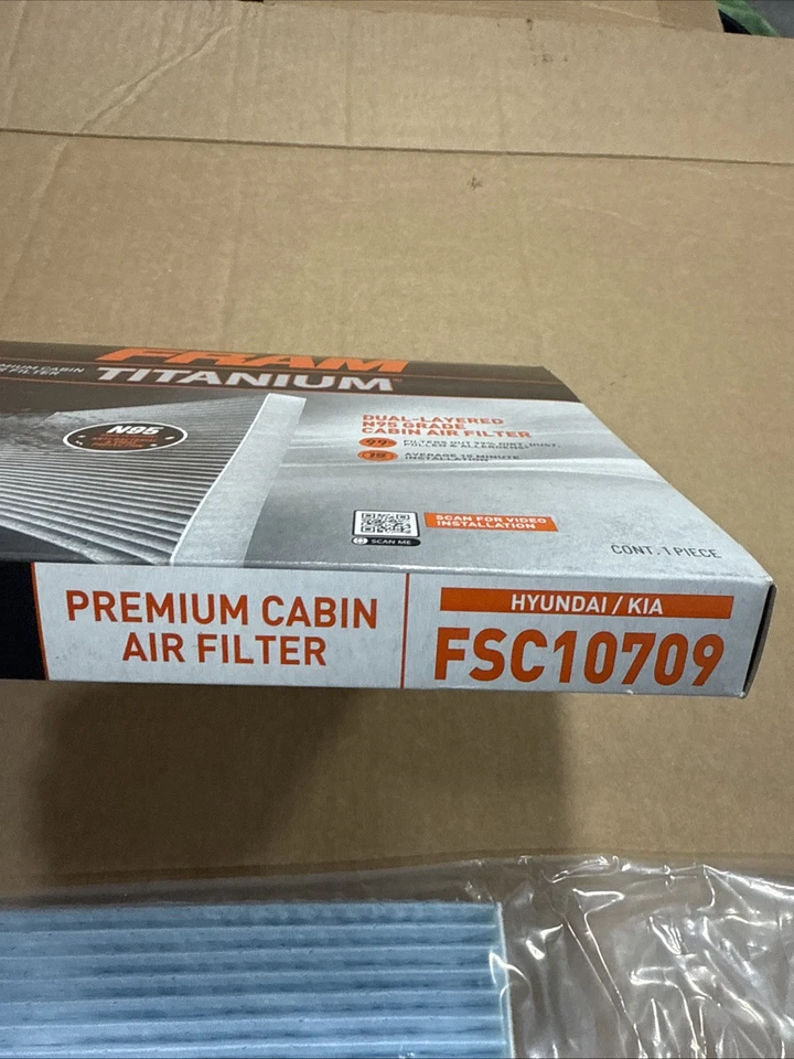 NUEVO MARCO TITANIO FSC10709 Filtro de Aire Cabina Hyundai, Accent, Kia Rio Foto 2 de 3