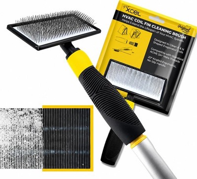 Large HVAC Coil Cleaner Brush for AC Evaporator & Condenser Coil Cleaning