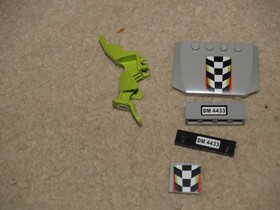 Lego City Dirt Bike Transporter 4433 - replacement pieces & oct066 figure