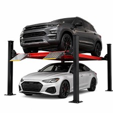 9500 Lbs 4-post Car Lift Heavy Duty Portable Garage Parking Storage Auto Hoist
