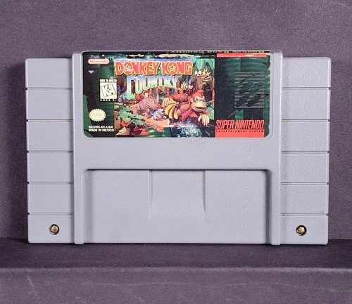 Nintendo SNES 1994 Donkey Kong Country Game Cartridge *TESTED* - Fast Ship!