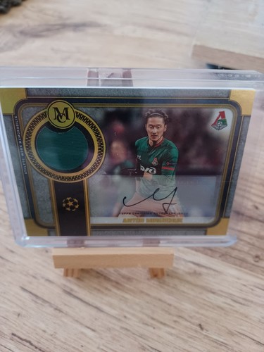 Anton Miranchuk 2019 20 Topps Museum Collection UEFA Dual Gold /50 Relic Auto SP