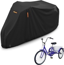 Adult Tricycle Cover Electric Tricycle Covers, Bike Covers Outdoor Storage Water