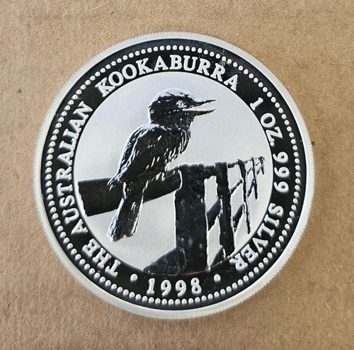 1998 Australian Silver Kookaburra 1 oz — photo from another recent sale