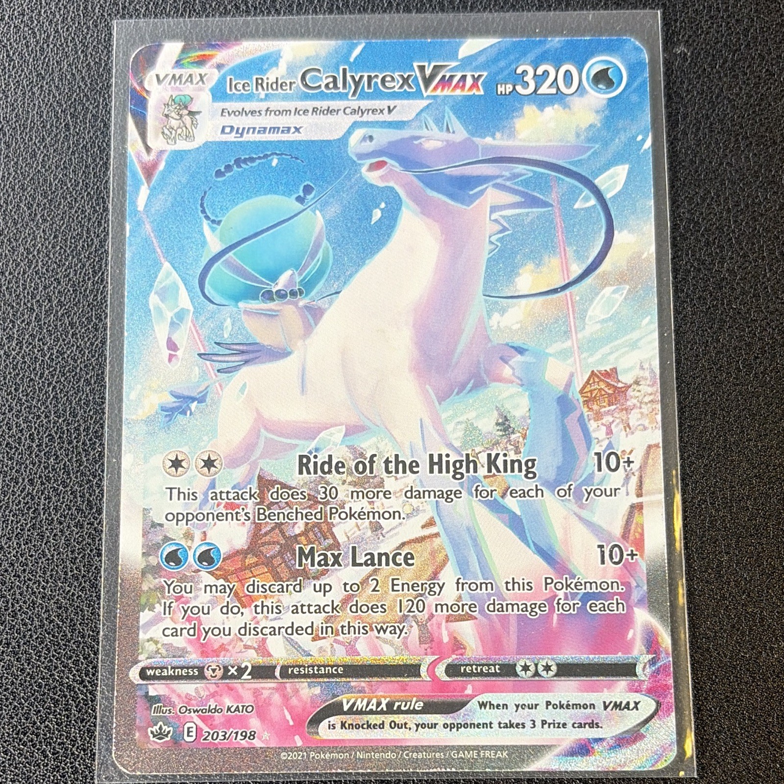 Ice Rider Calyrex VMAX 203/198