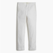 Crewcuts by J.Crew Slim-Fit Pant In Flex Chino Boys Size 14 White Stretch Cotton