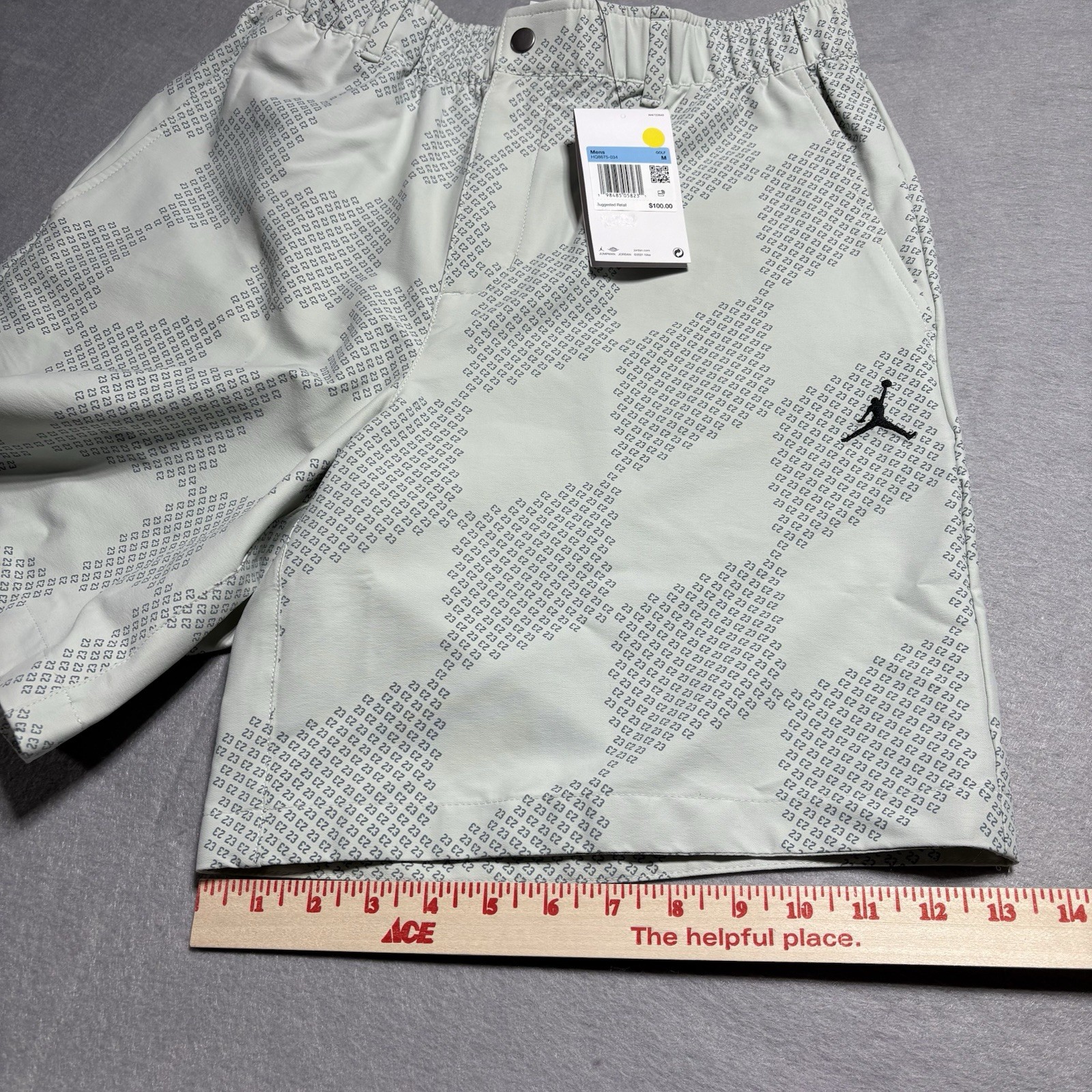 Nike Jordan Sport Mens Dri-FIT Printed Golf Shorts HQ8675-034 Diamond 23 Medium thumbnail 15