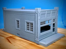 S Scale - Illinois 1900s Bank - 1:64 Scale Building