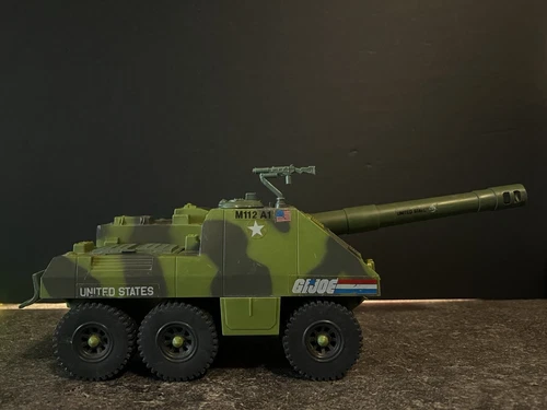 VTG 1984 GI Joe Slugger Cannon Tank Vehicle M112-A1! Free Shipping!