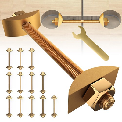 #ad 12Pcs Countertop Connector Bolts M8x100mm Countertop Joint Fasteners Furnit... $29.86