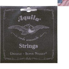 High-Performance Tenor Ukulele Strings with Pearl Finish   Low G Nylgut Set
