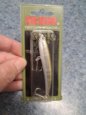 Vintage Yo Zuri Twitch'n Minnow F293 Size 3 5/8'' 1/4oz Suspending Bass Arms 