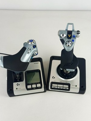 Saitek X52 Throttle and Stick Flight Control System (Works Fine)
