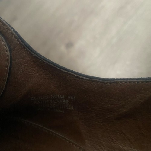 DONALD J. PLINER Cloud Dark Navy Blue Suede Leather Laceless Slip On Oxford 8M - Picture 7 of 7