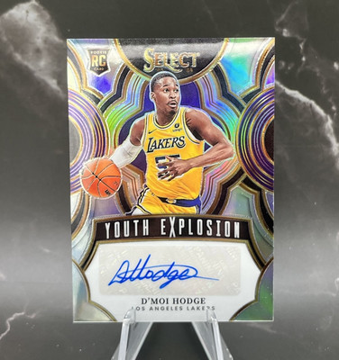 23-24 Panini Select Silver Prizm  D Moi Hodge RC Youth explosion Auto
