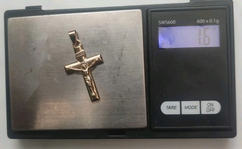 IRNI KREUZ 9 KT GOLD SEHR SCHÖNE FORM - Bild 3 von 6