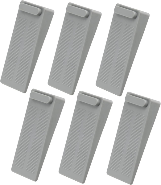 TüRkeil Gummi Rutschfest, 6 StüCk TüRstopper FüR Alle HartböDen, Ungiftig Und Ge-image