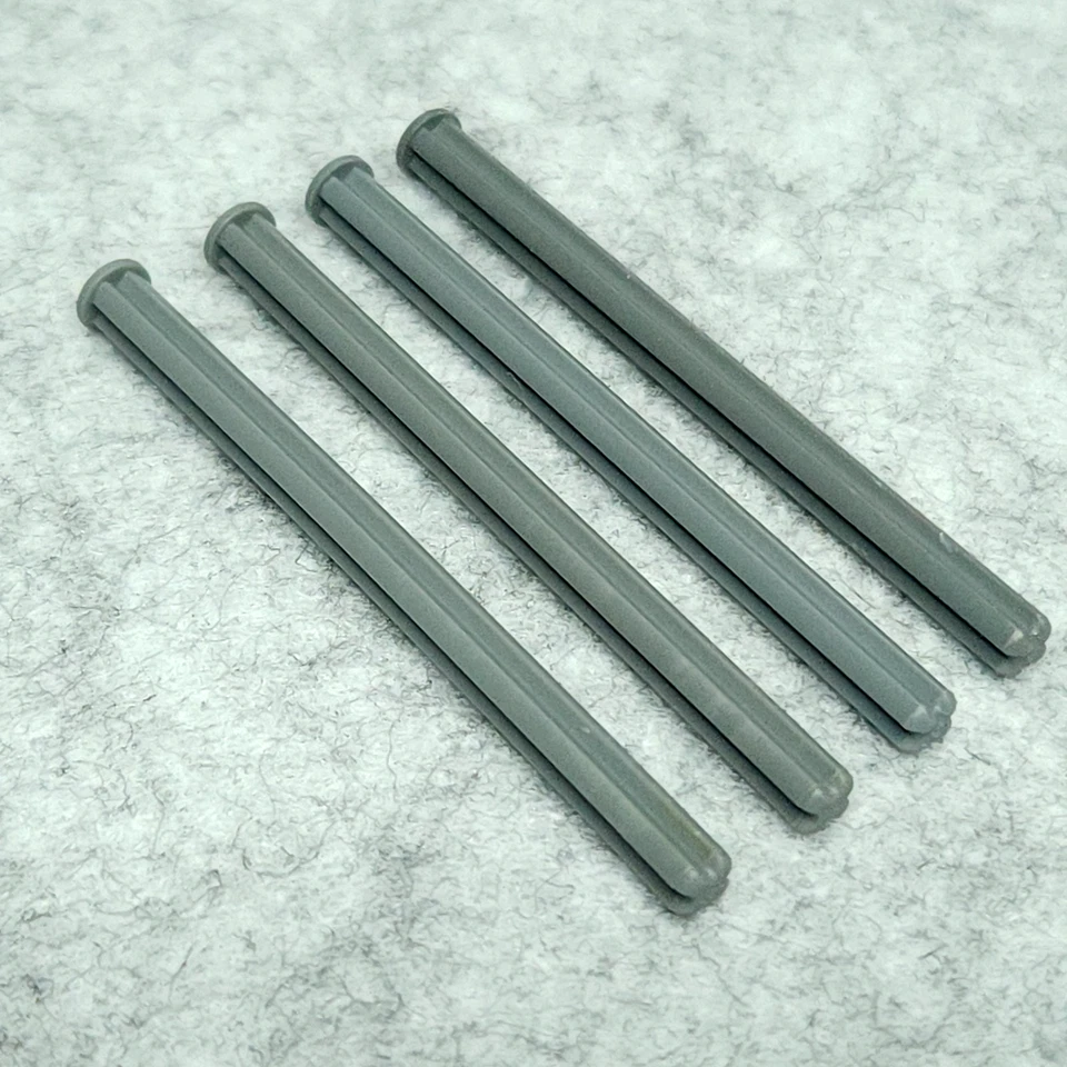 LEGO Technic Axle 8L with Stop 55013 Dark Bluish Gray Lot of 4 Genuine Used - Image 2 of 4
