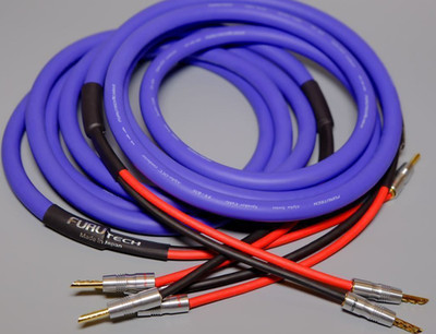Furutech FS-a36 Premium 2.5m Pair Terminated Speaker Cable Japan Alpha OCC 12AWG