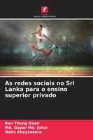 Ban Thong Quah (U. A.) | As Redes Sociais No Sri Lanka Para O Ensino Superior...