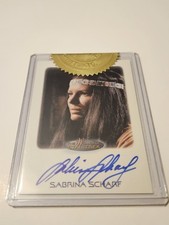 THE WOMEN OF STAR TREK 2010 SABRINA SCHARF AS MIRAMANEE CASE TOPPER EX AUTOGRAPH