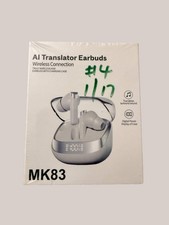 MK83 AI Translator Earbuds Real-Time Translation TWS Wireless
