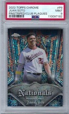 2022 JUAN SOTO TOPPS CHROME PINSTRIPED/CLUB PLAQUES #P9 MINT PSA 9.