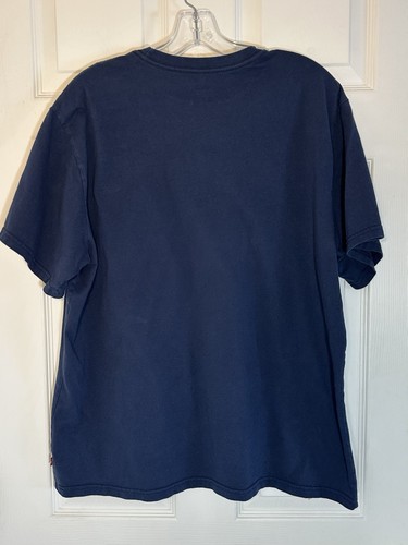 Levis Relaxed Fit Graphic Tee T-Shirt Mens Large Blue Cotton Logo - 第 2/4 張圖片