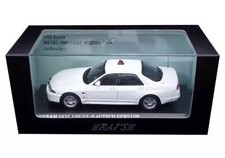 Nissan Skyline GT-R Autech 1/43 Diecast Police Model White