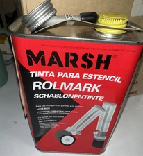 MARSH Rolmark (Black)STENCIL INK 1 Quart