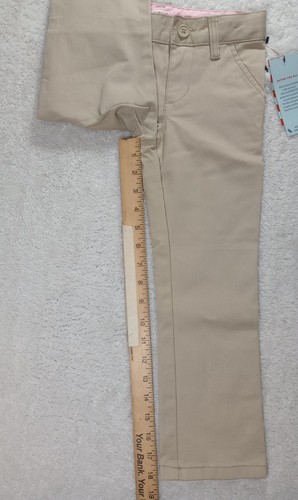 Lot of 2 Cat Jack School Uniform Pants Girl Sz 4 Khaki Beige Stretch Adjust NWT - Picture 11 of 19