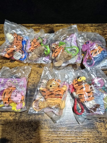 2000 The Tigger Movie McDonald's Happy Meal Toys set Of 7 NIP - Picture 9 of 9