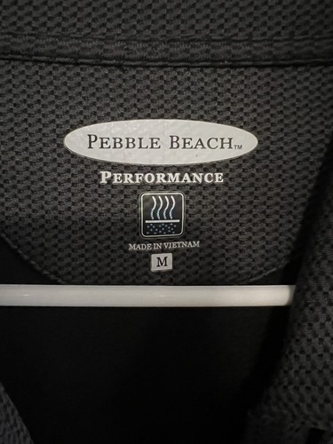 Pebble Beach Performance Women's 3/4 Sleeve Grey Pullover Shirt Size Medium - Picture 2 of 3