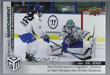 2022 Upper Deck PHF All-Star Showcase Game Dated Moments Kennedy Marchment #3