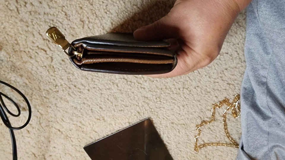 Cartera Louis Vuitton Monograma Porte Monnaie Tresor Mujer Cuero Foto 4 de 4