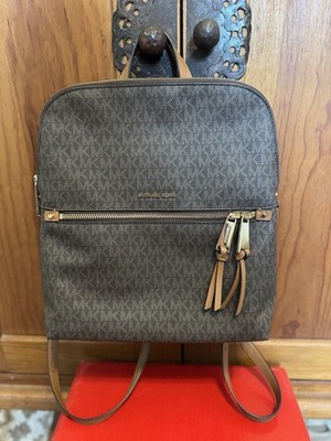 Michael Kors Rhea Medium Slim Backpack - Brown