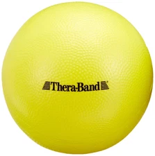 THERABAND Mini Ball, Small Exercise Ball for Yoga, Pilates, Abdominal Workouts,