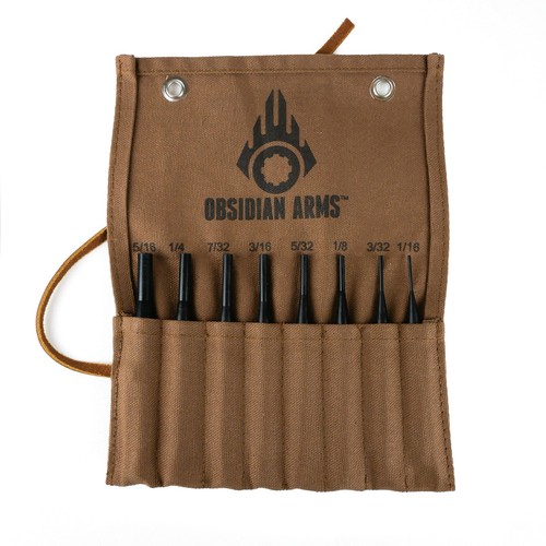 Obsidian Arms Standard Drive Pin Punch Set, 8-Piece, OA-DPPS-8 - 第 1/6 張圖片