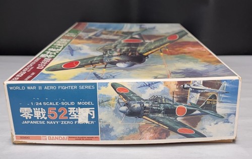 Bandai Mitsubishi A6M5 Zero Type 52 "Zeke" 1:24 Model Kit 1986 - Picture 9 of 10