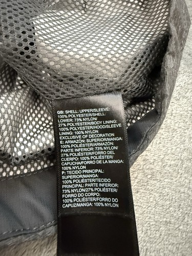 The North Face Boy DryVent Rain Wind Jacket XL TG 18-20 2 Tone Gray Pockets EUC - Picture 7 of 7