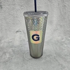 Starbucks  2022 University Of Georgia GA Metallic Studded  24oz Cold Cup Tumbler