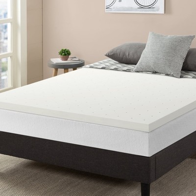 2.5 Inch Memory Foam Topper Ventilated Design Pressure Relief Sleep Comfort