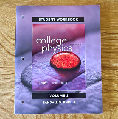 Pearson College Physics: A Strategic Approach Student Workbook Vol 2 3rd Ed