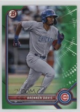 2022 Bowman Prospects Green Border 29/99 Brennen Davis #BP-37 06qq